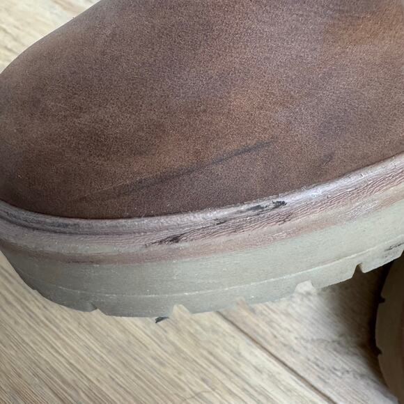 Dolce Vita Jade Chelsea Platform Boot Size 7.5 Camel Brown - Picture 11 of 11